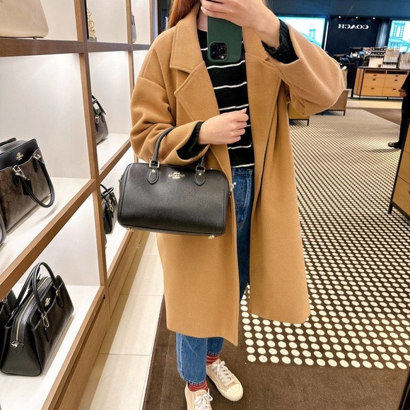 Coach CH282 Rowan Satchel IN BLACK